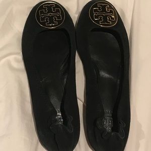 Tory Burch suede ballet flats